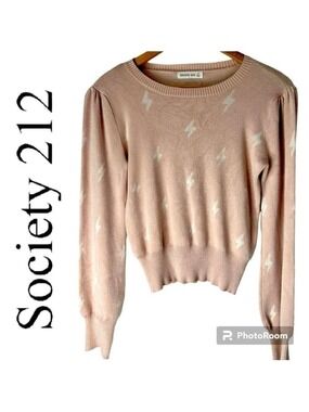 Society 212 Collection Pink Sweater US M